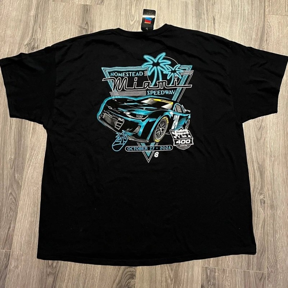 NWT Nascar Homestead Miami Speedway Straight Talk 400 T-Shirt 3XL 2024